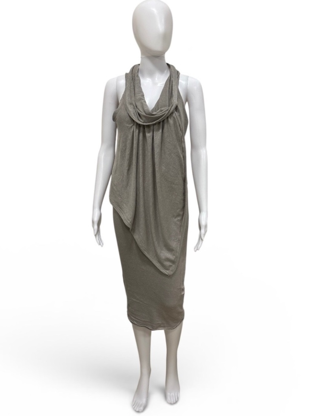 Urban Zen Layered Drape Jersey Dress